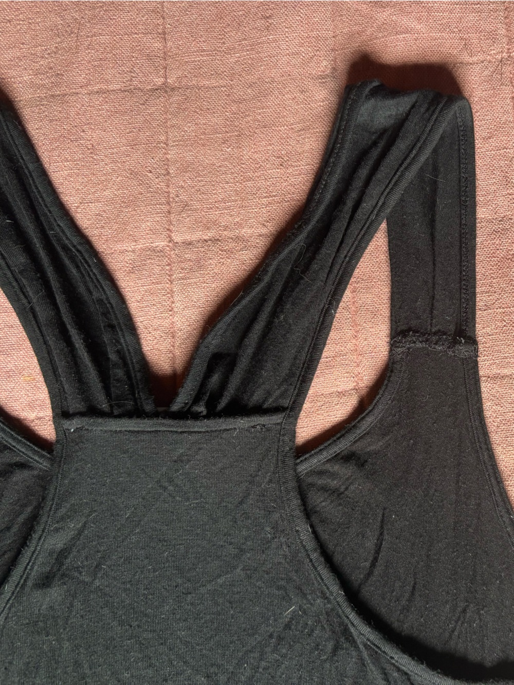 Max Studio Black Racerback Tank Top- Size Medium- Minimalist Tank - Picture 10 of 11